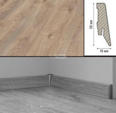 Плинтус МДФ Kronotex ламинированный D3669 Плинтус ламинированный МДФ Kronotex Дуб Макро бежевый фото 1 | FLOORDEALER